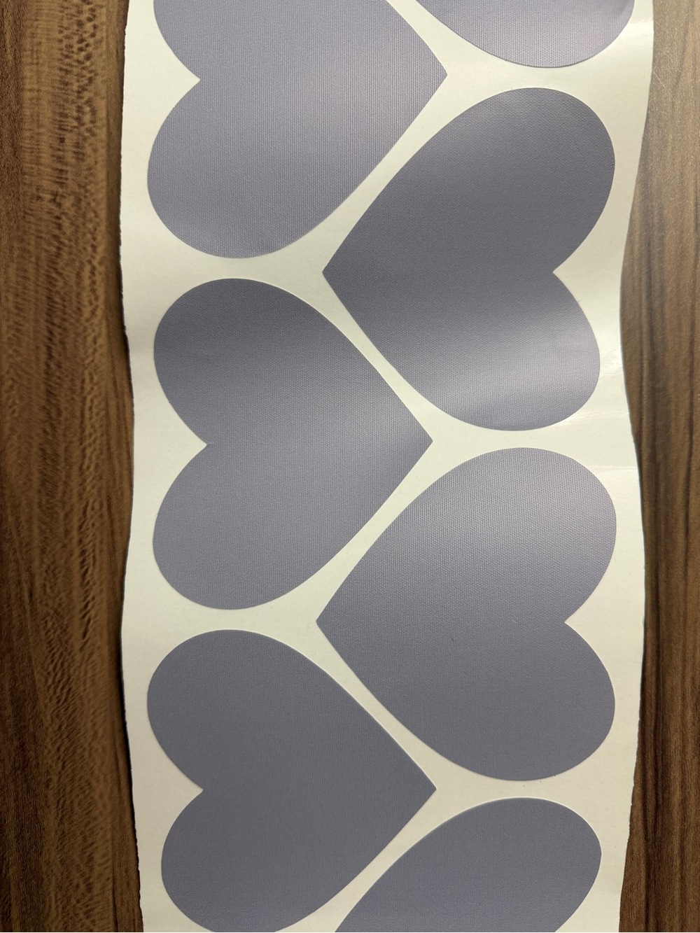 Gray Heart Wall Decals – Removable Decorative Stickers